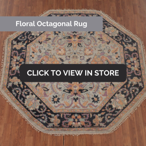 Octagonal Floral Rugs