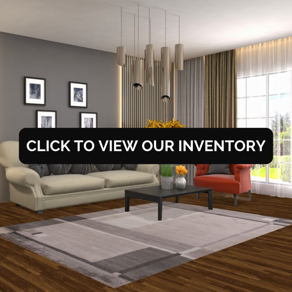 Contemporary Wool Modern Indian Area Rug 5x8
Set in a chic, modern living room, this rug features varying shades of gray and taupe in clean, rectangular blocks. It complements the room’s neutral tones while adding structure through its modern pattern.