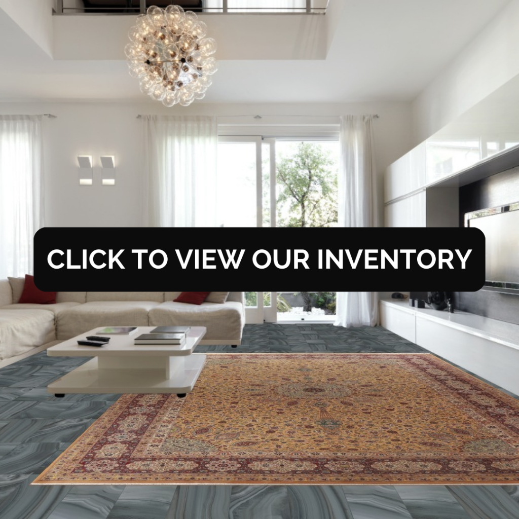 Vegetable Dye Large Tabriz Persian Rug 11x16 (repeated design)
A grand Persian Tabriz rug with traditional red and gold floral designs fills the space in a luxurious, open white living room. Modern furnishings and a large chandelier enhance the upscale feel.