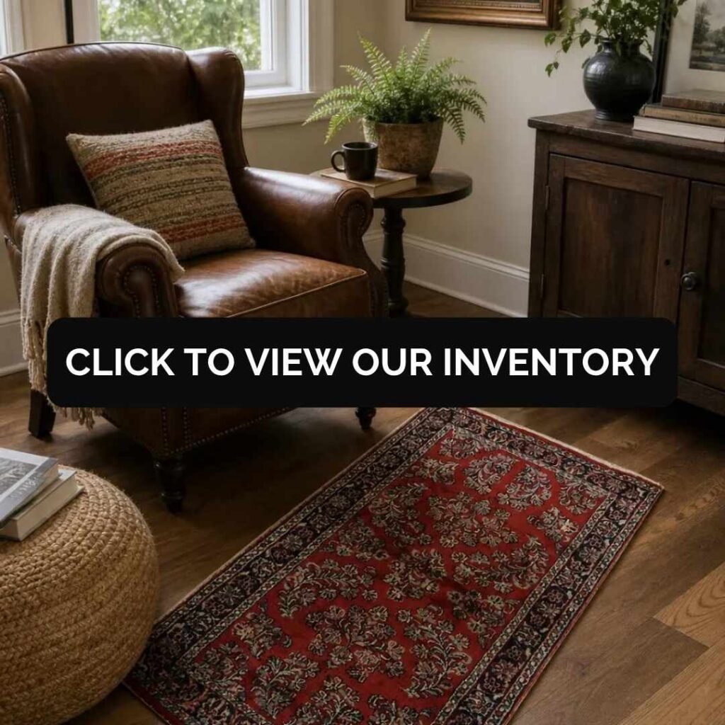 Experience the luxury of this exquisite oriental-patterned rug, designed to elevate any living space. Its rich red tones combined with intricate floral motifs offer a timeless elegance that complements both classic and contemporary decors. Whether placed under a coffee table or as a standalone accent piece, this rug is bound to be a focal point in your home.
A Beautiful Genuine India Sarouk rug is Hand Knotted by skillful weavers in India with 100% Wool Material. This rug is in Very Good condition. dimensions are 4' 11'' X 2' 11'' in foot and 150 X 89 in centimeter. the primary color is Red.
Our Used Hand-Knotted Rugs are Professionally Washed & Cleaned.
This rug comes with free shipping and 30 days return for full refund with no question asked.
At Rugsource we offer 100% Satisfaction guaranteed at the wholesale price so everyone can have a beautiful rug in their house to bring warmth and joy by adding a handmade rug.
