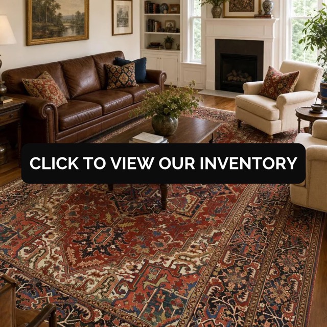 Immerse your home in rich tradition and unparalleled elegance with this exquisite oriental rug. Its intricate motifs and deep hues of red, blue, and cream create a visually captivating centerpiece, delivering a sophisticated touch to any room it graces. Made with meticulous craftsmanship, this rug is not just an accessory but a statement of timeless artistry. A Beautiful Genuine Iran ( Persia ) Heriz rug is Hand Knotted by skillful weavers in Iran ( Persia ) with 100% Wool Material. This rug is in Very Good ( Low Pile ) condition. dimensions are 11' 7'' X 8' 9'' in foot and 353 X 267 in centimeter. the primary color is Red. Our Used Hand-Knotted Rugs are Professionally Washed & Cleaned. This rug comes with free shipping and 30 days return for full refund with no question asked. At Rugsource we offer 100% Satisfaction guaranteed at the wholesale price so everyone can have a beautiful rug in their house to bring warmth and joy by adding a handmade rug.